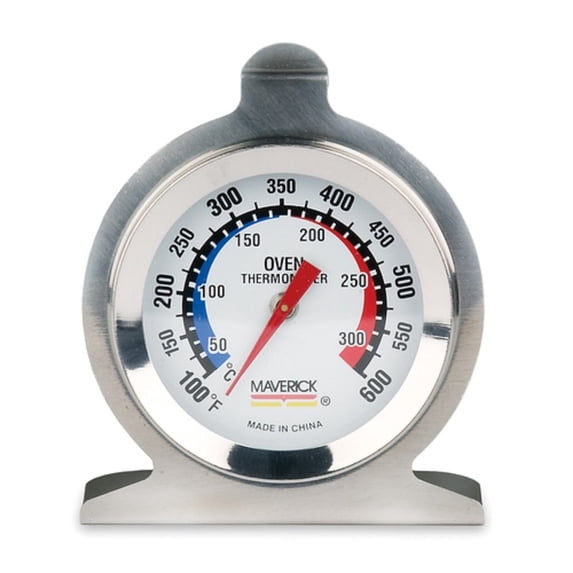 Maverick OT-01 Stainless Steel Check Oven Thermometer with Easy-Read Dial