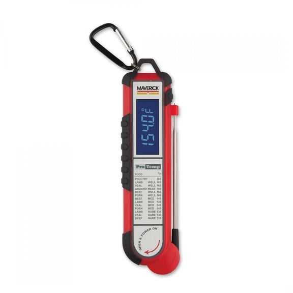 Maverick Pro-Temp Commercial Grade Food Probe BBQ Thermometer With Belt Clip