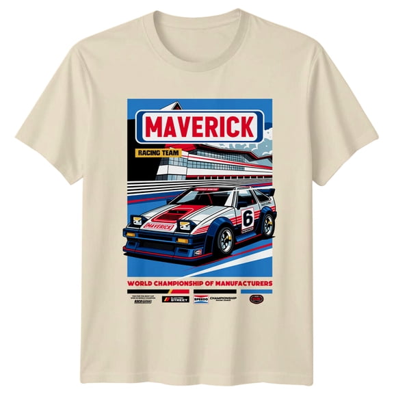 Maverick Racing Team Automotive Mens T-Shirt Womens Graphic Tee Unisex Top