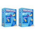 thumbnail image 1 of Mavericks Chocolate Chip Bolt XEF1&nbsp;Cookies - Vegan Friendly Chocolate Chip Cookies, Healthy, Dairy Free, Plant Based Snack for Kids, Nut Free, 40% Less Sugar - 2 Boxes (16 Pouches), 1 of 3