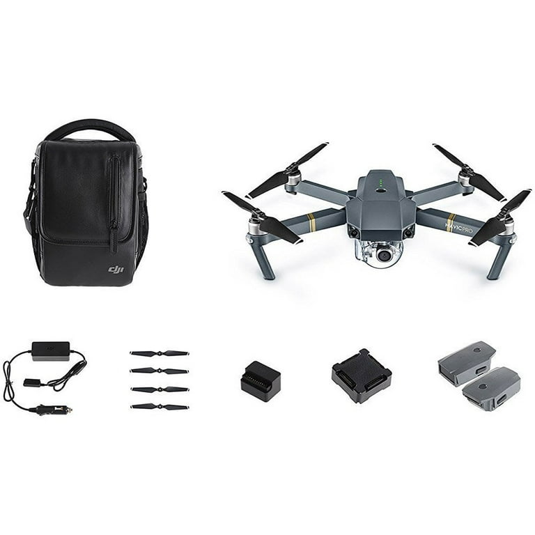 DJI Mavic Pro Quadcopter Fly More Combo Gray