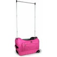 thumbnail image 1 of Mavii Dance Bag With Garment Rack, New 22" Hybrid Garment Rack Duffel, Hardside Bottom Collapsible Travel Bag, Hot Pink, 1 of 7