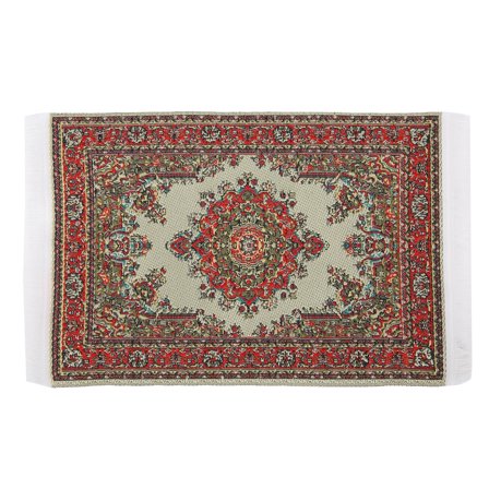 Mavis Laven Dollhouse Floor Blanket, 1:12 Miniature Carpet Minature Dollhouse For Miniature Dollhouse