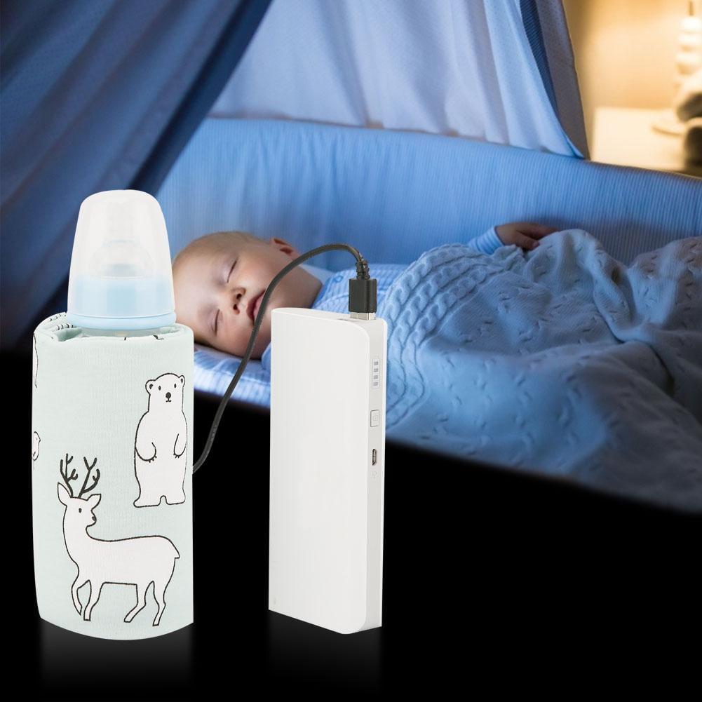 Mavis Laven USB Baby Bottle Warmer Portable Milk Travel Heater Storage Cover Insulation Thermostat, Bottle Warmer, USB Baby Bottle Warmer