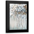 thumbnail image 1 of Mavis, Luna 17x24 Black Modern Framed Museum Art Print Titled - Golden Blue Forest, 1 of 5