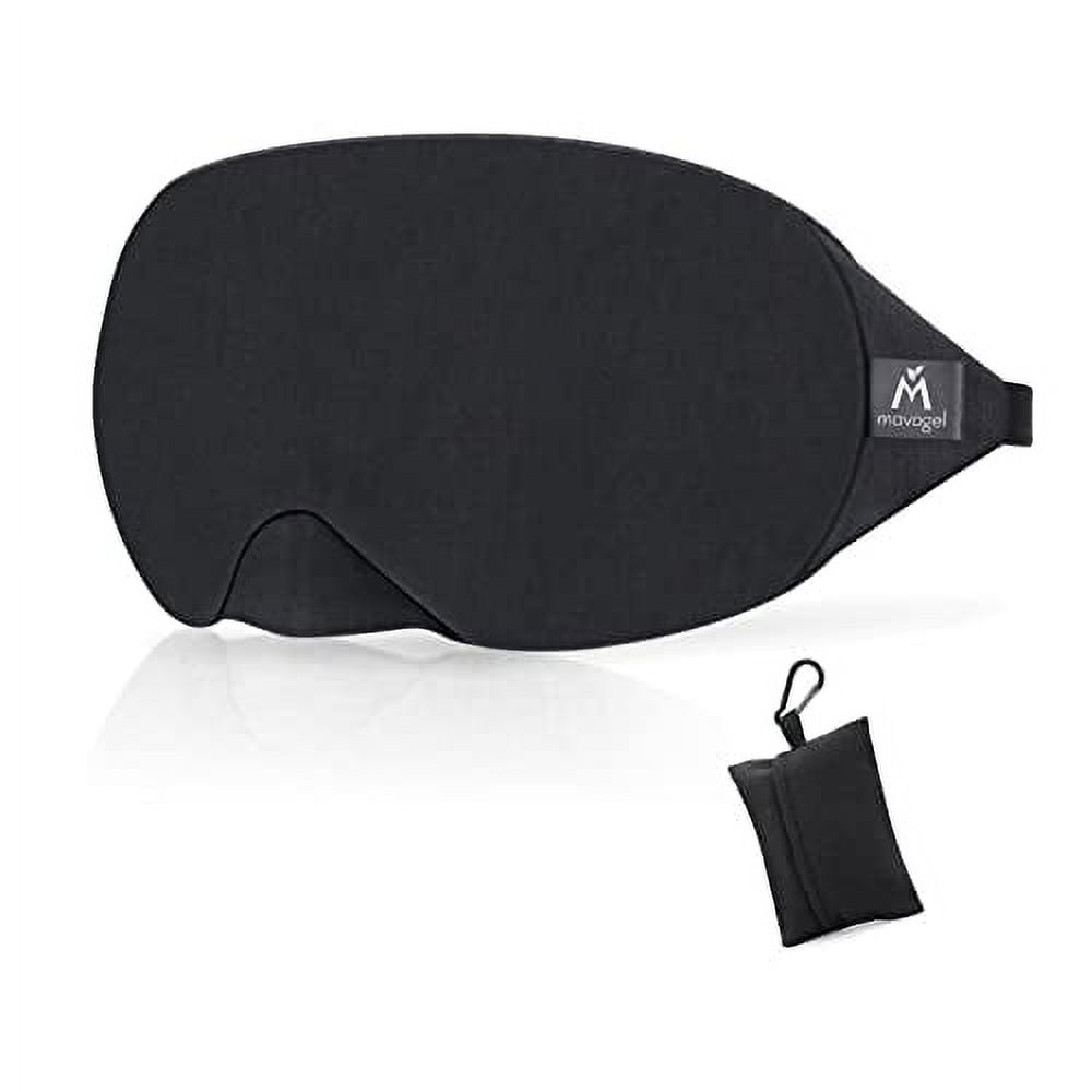Mavogel Cotton Sleep eye mask Updated Design Light Blocking , Soft and Comfortable Night for