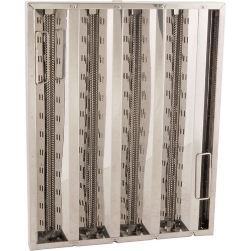 Mavrik 20 in x 16 in Franklin Filter Plus® Stainless Steel Hood Filter