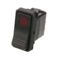 thumbnail image 1 of Mavrik On/Off Black Lighted Rocker Switch, 1 of 1