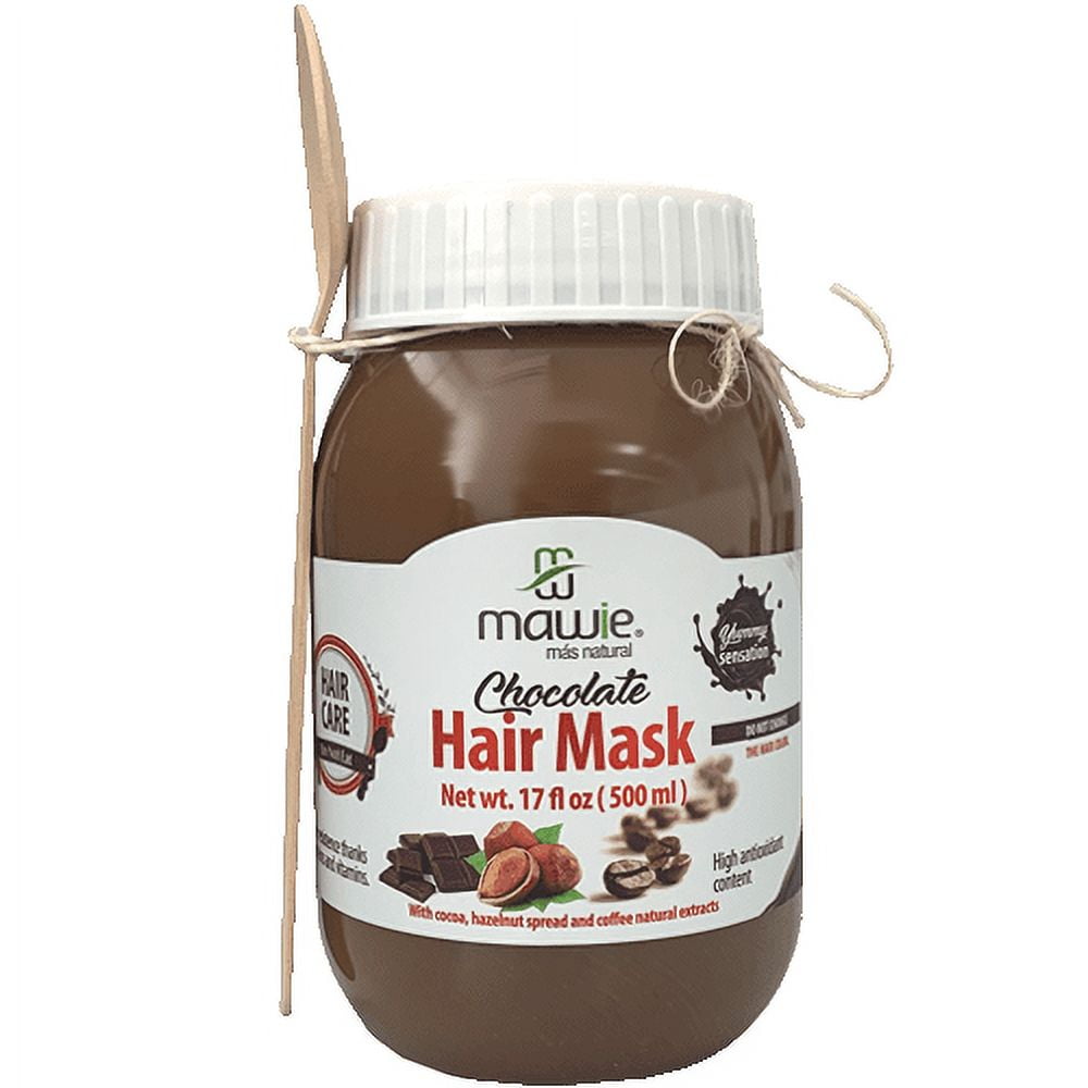 Mawie Chocolate Gourmet Hair Mask with Cocoa and coffee. Adds