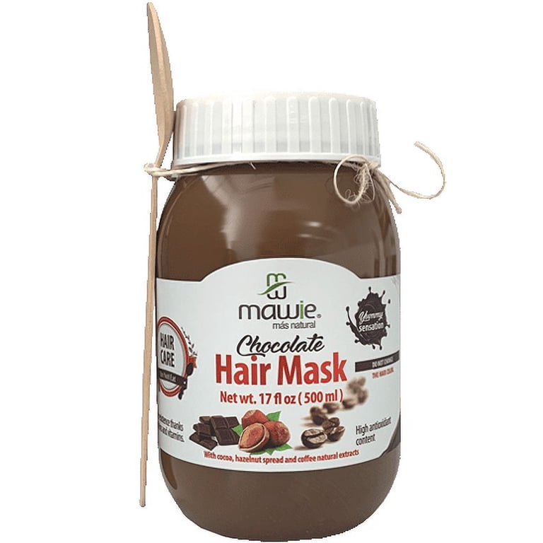Mawie Chocolate Gourmet Hair Mask with Cocoa and coffee. Adds