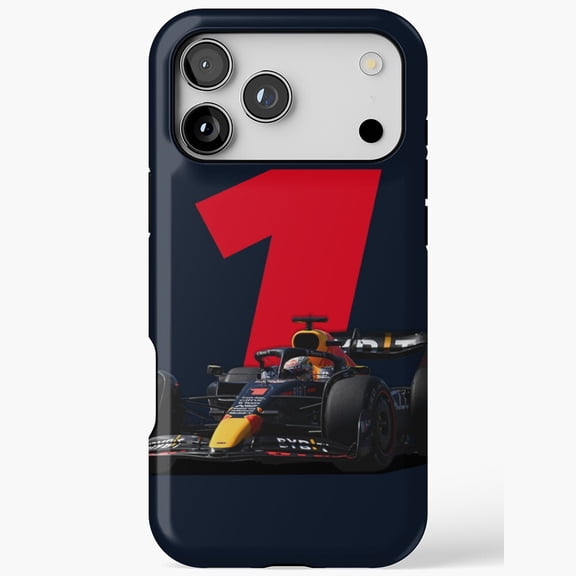 Max 1 Racing Car Red Bull Style iPhone Case 17 to 11 Pro Max