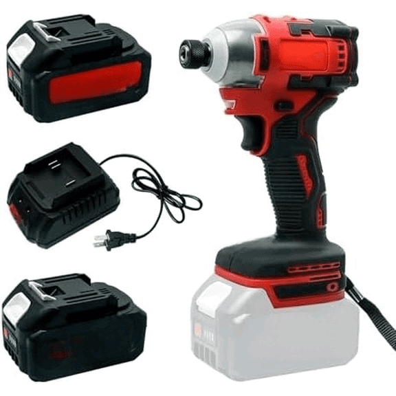 Max 20V Battery Powered Cordless Impact Driver 2650 in - lbs, 1/4 Inch, Max 3800 RPM,Included 2 * 4.0 Ah Batteries and Charger$$Tools & Hardware Other