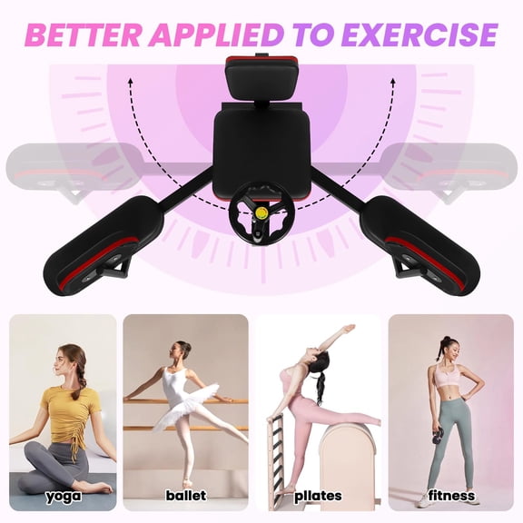 Max 240 Opening Leg Stretcher, Split Stretcher with PU Leather Padding, Hamstring Stretcher, Yoga Stretching Machine for Yoga, Pilates