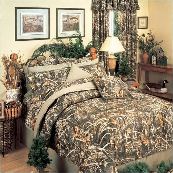 Realtree Max-4 Camouflage Comforter Set - King Size