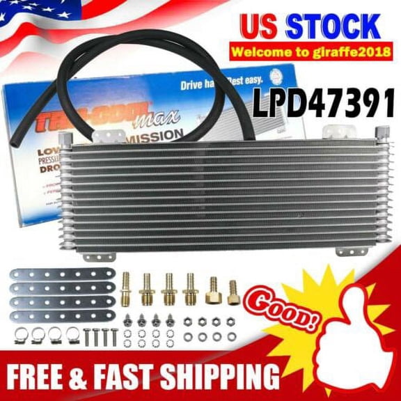 Max 40,000 GVW Transmission Oil Cooler Low Pressure Drop US FAST SHIP