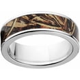 thumbnail image 1 of Max 5 Men's Camo Stainless Steel Ring with Polished Edges and Deluxe Comfort Fit, 1 of 1