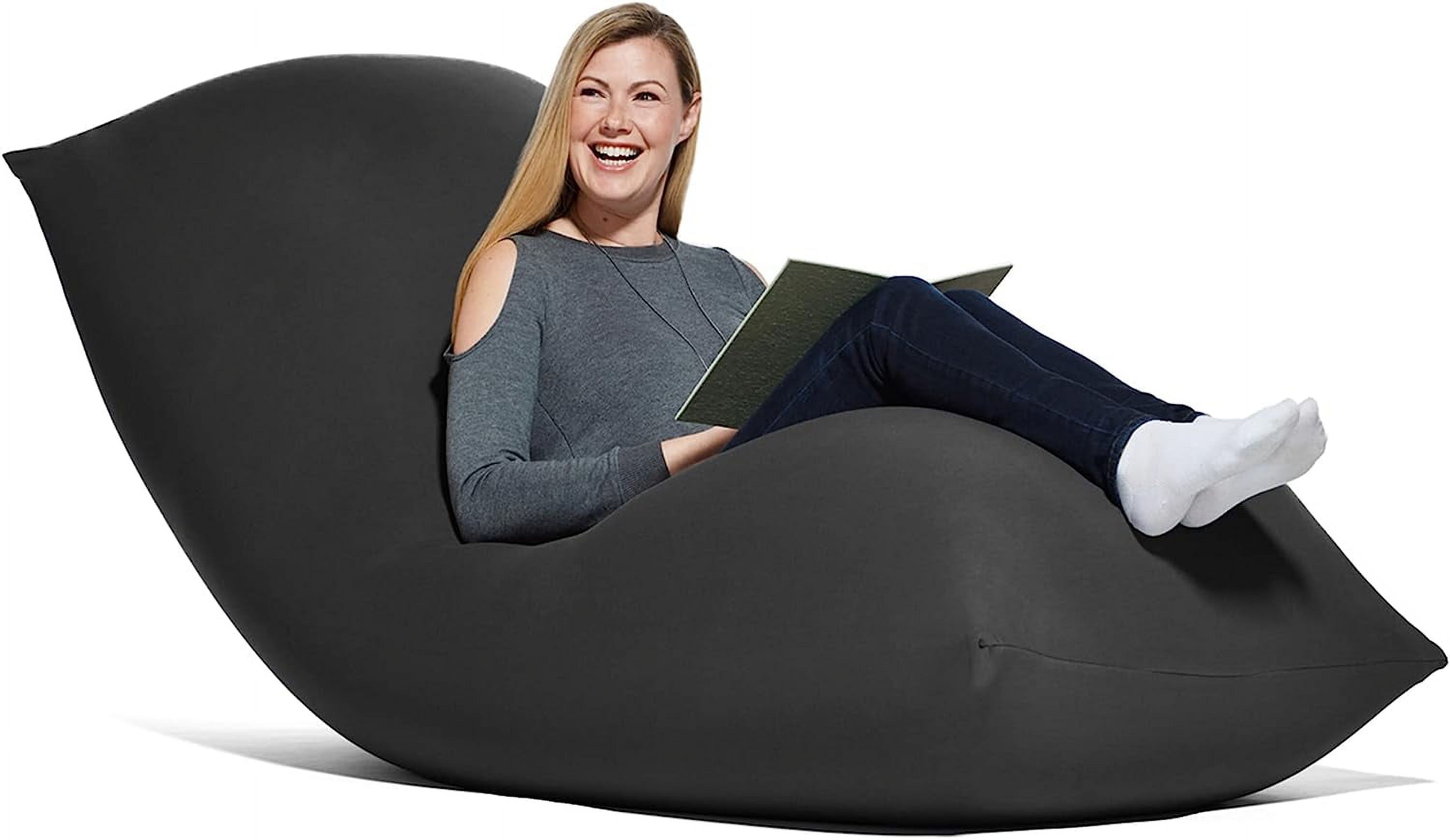 Max 6 Foot Big Giant Large Adult Bean Bag Chair, Huge Jumbo Oversized