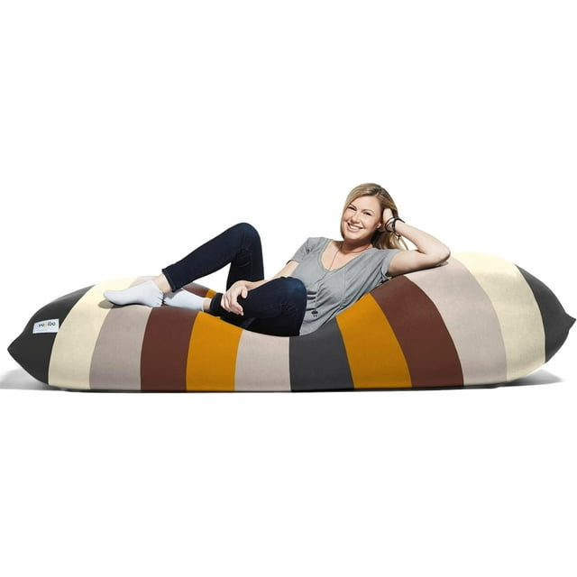 Max 6 Foot Giant Bean Bag Chair Bed Lounger For Adults, Kids And Teens