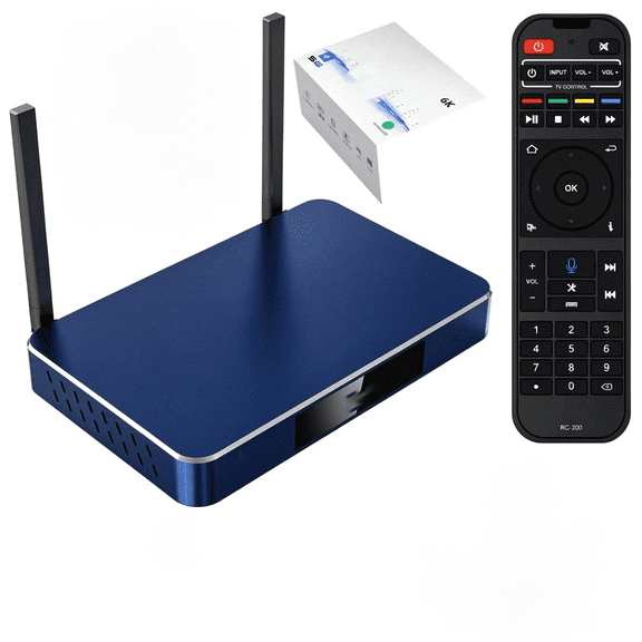 Max 6 Home Entertainment Receiver Featurerich home receiver bundled with remote control, builtin voice control, simple plugandplay setup.