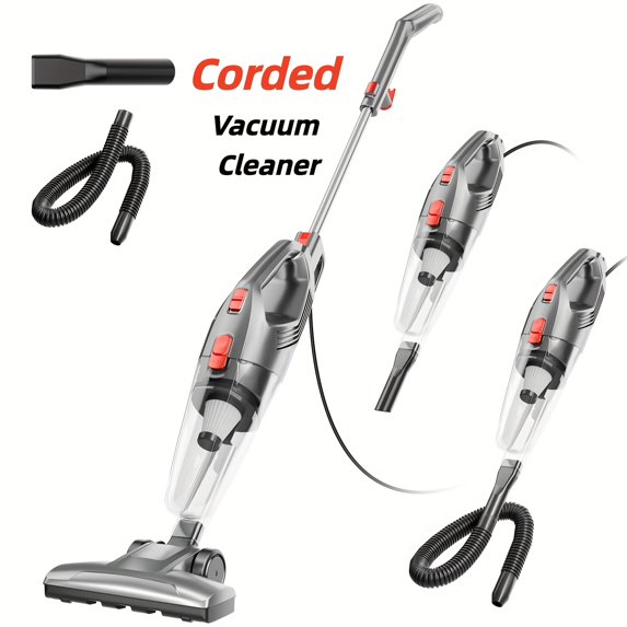 Max 60Kpa Powerful Stick Vacuum, Up To 55Mins, Vacuum Cleaners For Home Anti-Tangled Lightweight Handheld For Hardwood Floor, Carpets, Pet Hair Includes Corded And Cordless Vacuum Cleaners