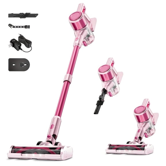 Max 60Kpa Powerful Stick Vacuum, Up To 55Mins, Vacuum Cleaners For Home Anti-Tangled Lightweight Handheld For Hardwood Floor, Carpets, Pet Hair Includes Corded And Cordless Vacuum Cleaners