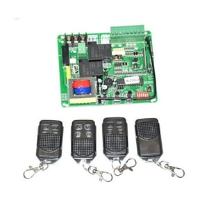 Max 750W AC220V Sliding Gate Opener Motor Control Unit PCB Controller Circuit Board Electronic Card Remote Control Optional