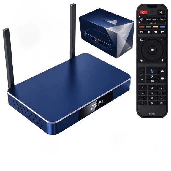 Max 8 Home Entertainment Receiver Featurerich home receiver bundled with remote control, builtin voice control, simple plugandplay setup.