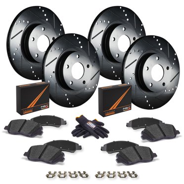 Brake Discs, Rotors & Hardware For Honda Accord Brake X Front Brake Pads And Rotors Kit Replacement For S 966984