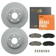 thumbnail image 1 of Max Advanced Brakes - Brake Kit for 2002-2005 Buick Rainer Chevy Trailblazer GMC Envoy Oldsmobile Bravada Front Replacement Geomet Coated Disc Brake Rotors and Ceramic Brake Pads, 1 of 9