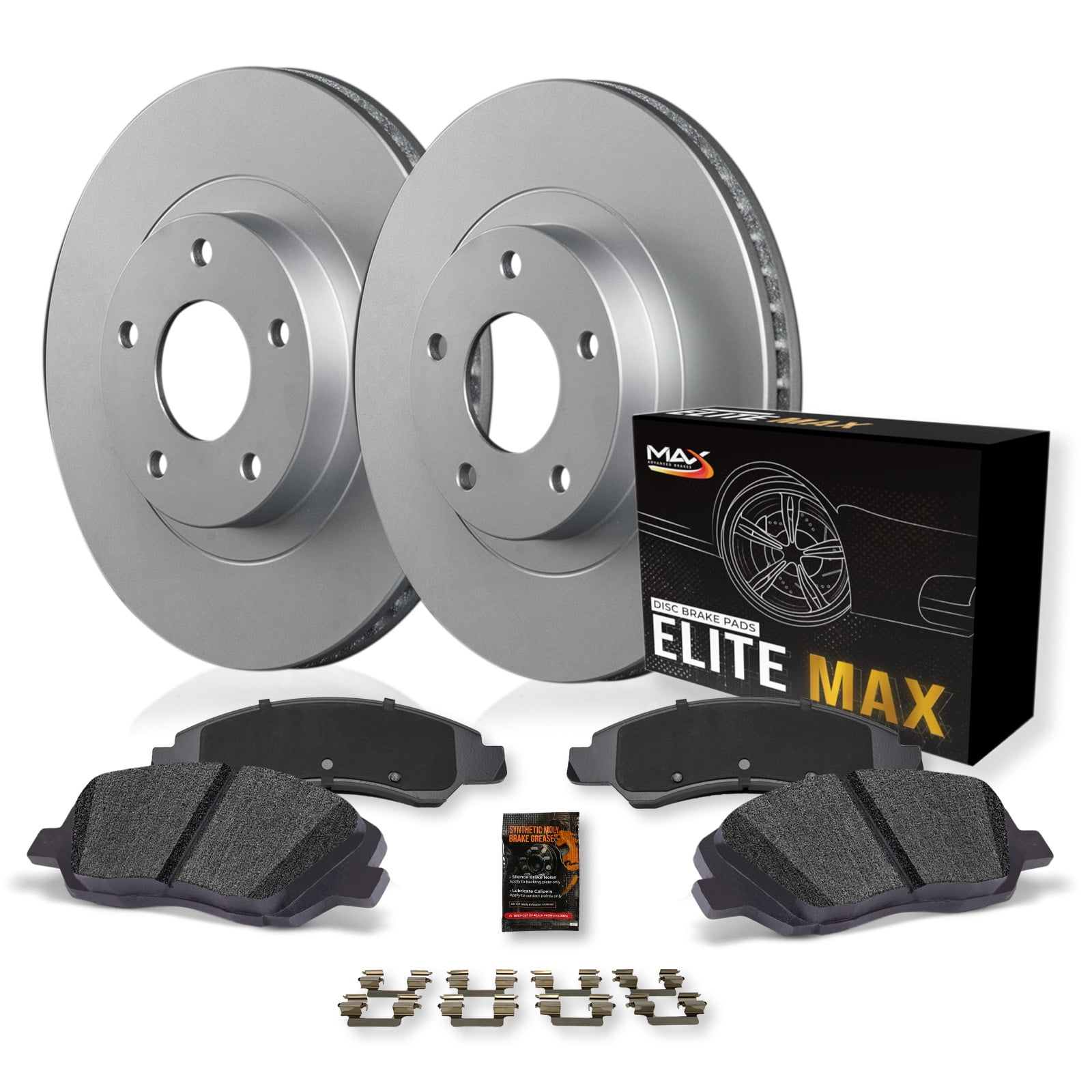 Front Brake Rotors & Ceramic Pads Kit For 2004-2009 Nissan Quest 3.5L V6 - Complete Set