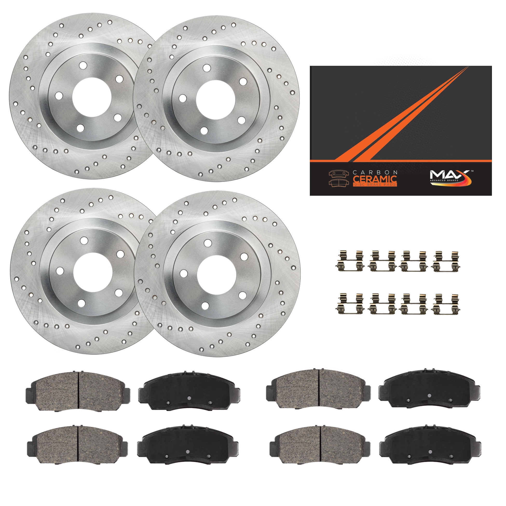Brembo OE 14-16 Mazda 3/2014 3 Sport/2016 CX-3 Front Disc Brake Kit main image 1