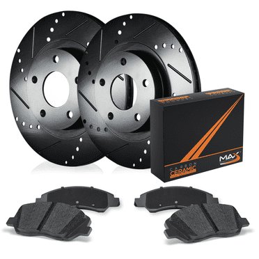 Front Drilled & Slotted Brake Rotors 11.54 Inch For Subaru Legacy Impreza Forester Outback 2006-2014
