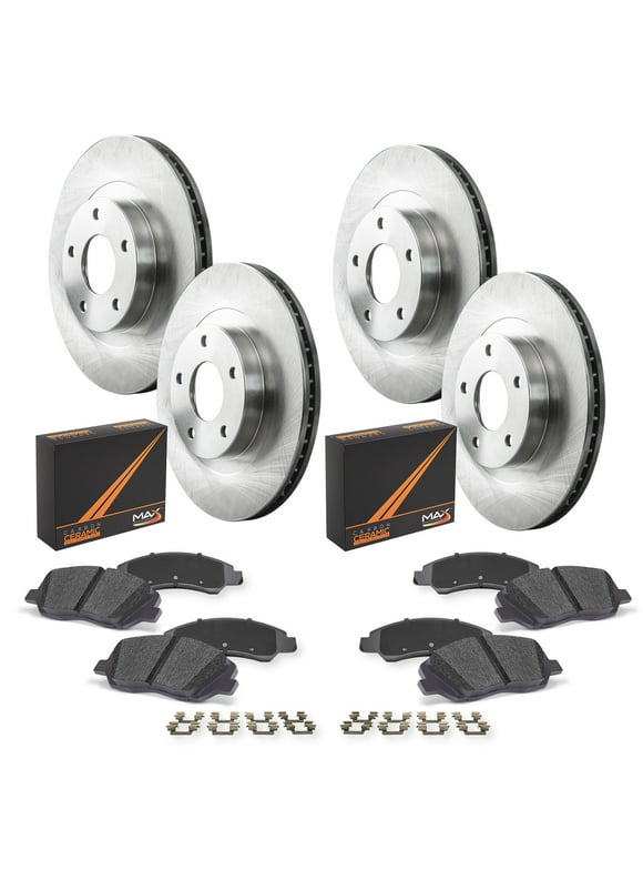 Brake Rotor And Ceramic Pad Rear Kit For Chevrolet Impala Buick