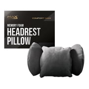 Max Advanced Brakes - ComfortMAX 1 PCS Car Neck Pillow - Memory Foam Headrest Cushion for Ultimate Comfort Driving