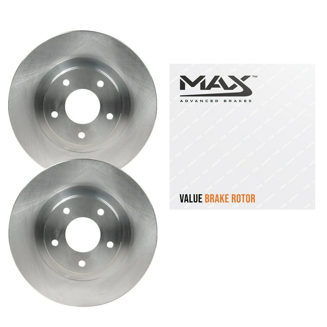 Max Advanced Brakes Front Brake Rotors Compatible With 2007-2012 2013 2014 2015 2016 Honda Accord CR-V Crosstour Compatible With Acura RDX Replacement OE Disc Brake Rotors