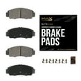 thumbnail image 1 of Max Advanced Brakes Rear Brake Pad Compatible With 2005-2015 2016 2017 2018 2019 2020 2021-2023 300 Exc V8 Compatible With Challenger Charger 3.5 V6 5.7 V8, Elite-Max Carbon Ceramic Pad w/ Hardware, 1 of 6
