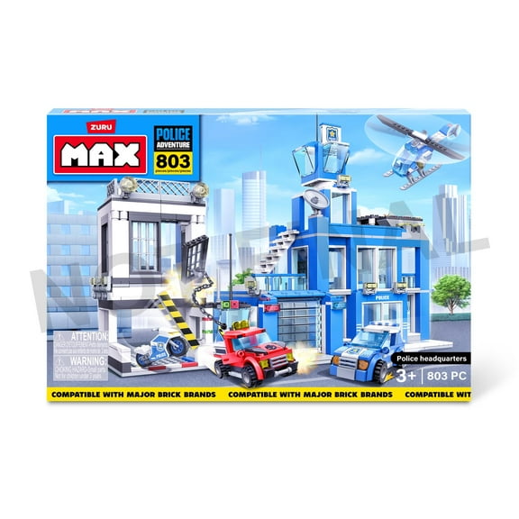 Open Box Max Adventure Police Headquarters Playset (803 pieces)