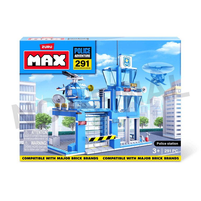 Max Adventure Police Station Playset (291 pieces) - Walmart.com