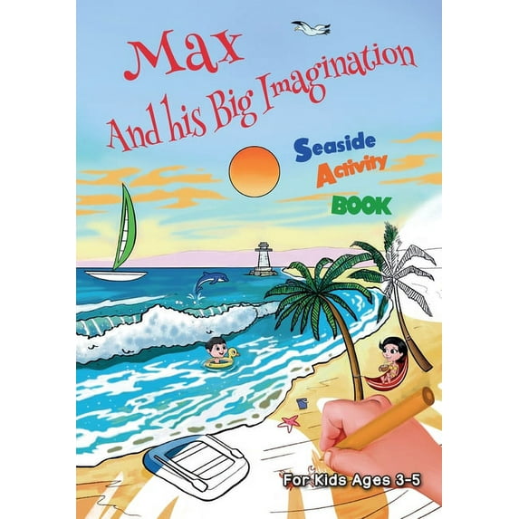 Max And his Big Imagination - Seaside Activity Book, (Paperback)