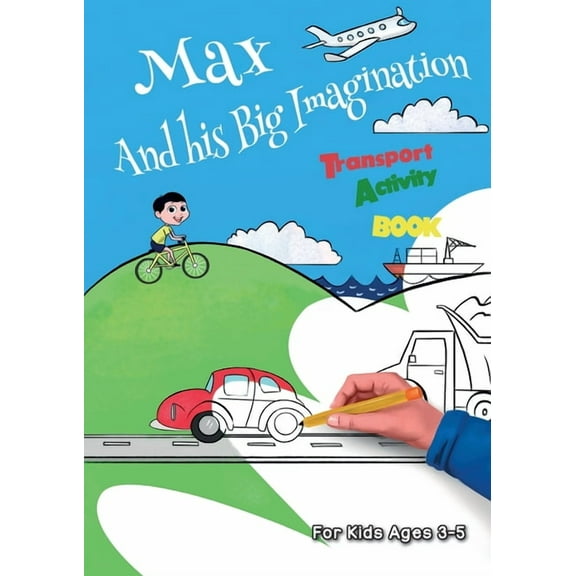 Max And his Big Imagination - Transport Activity Book, (Paperback)