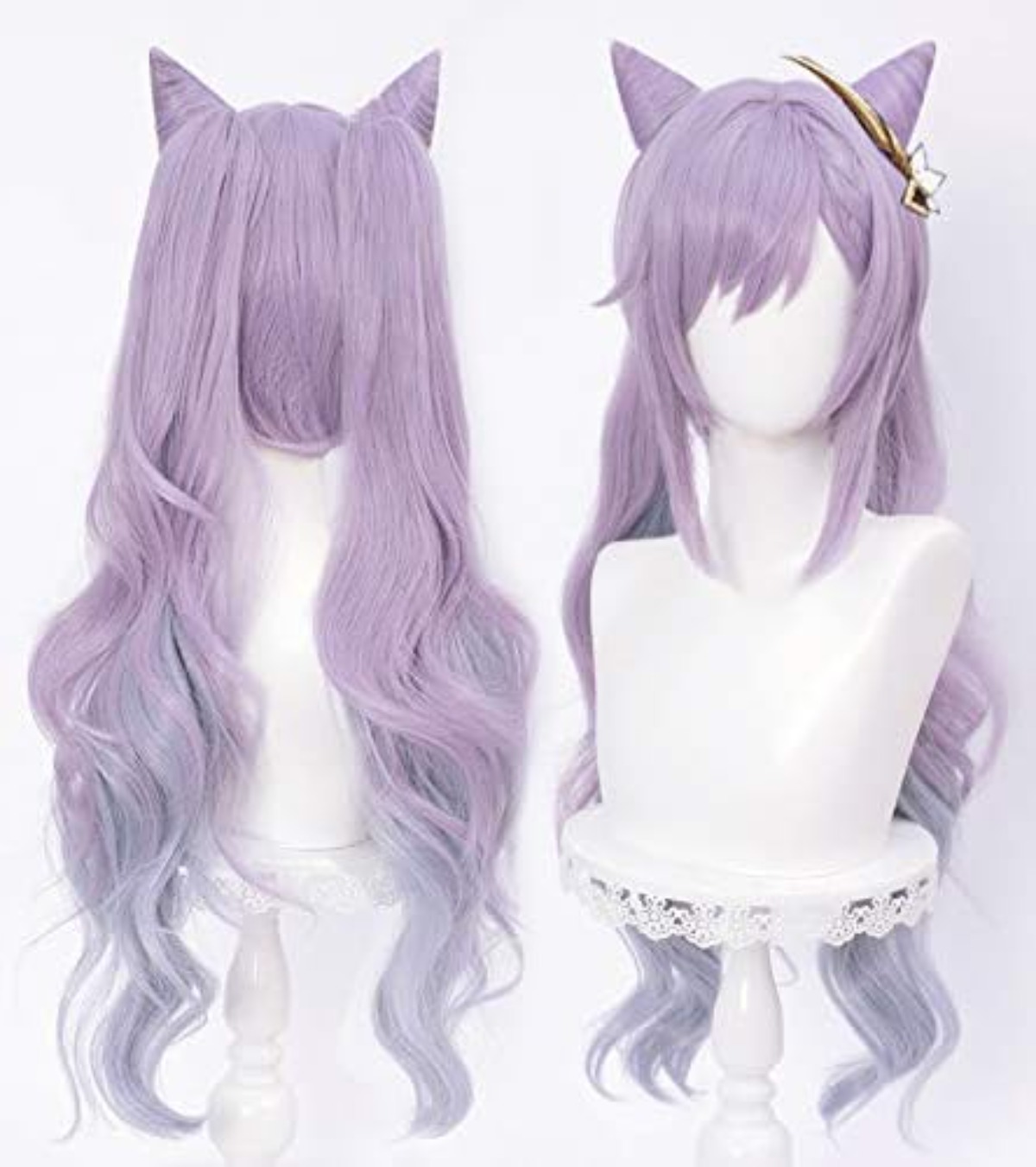 Max Beauty Anime Pink and Green Wig for Mitsuri Cosplay 
