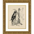 thumbnail image 1 of Max Beckmann 19x24 Gold Ornate Framed and Double Matted Museum Art Print Titled - The Bock (1946), 1 of 4