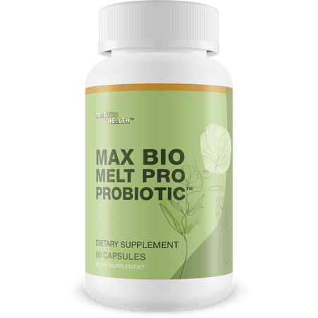 Max Bio Melt Pro Probiotic - Reduce Gut Bloat & Support Improved Gut Health with Premium Probiotics - Formulated to Help Cleanse Your Bowel & Gut to Reduce Size & Support Immune Health