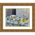 thumbnail image 1 of Max Birrer 24x19 Gold Ornate Framed and Double Matted Museum Art Print Titled - Oranges Bitter (1934), 1 of 4