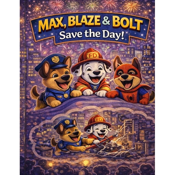 Max, Blaze & Bolt Save The Day, (Paperback)