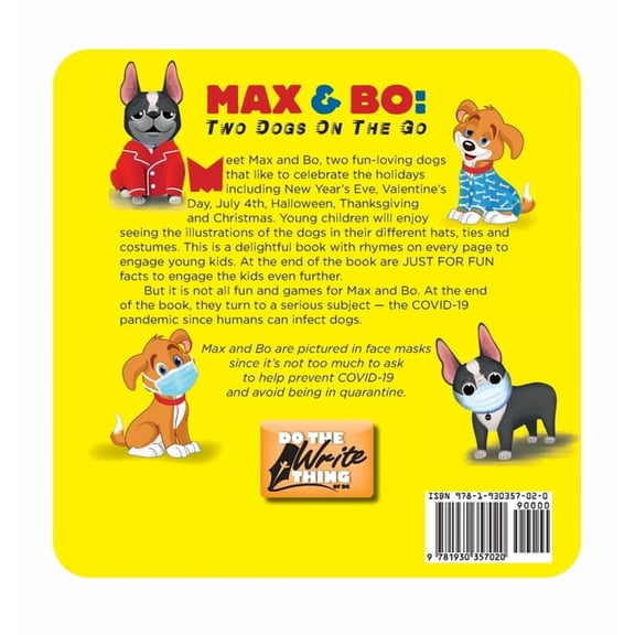 Max & Bo: Two Dogs On The Go, (Hardcover)