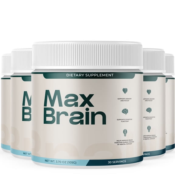 Max Brain Advanced Formula Powder Supporting Energy and Healthy Lifestyle MaxBrain 150 Servings