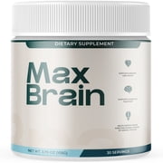 Max Brain Advanced Formula Powder Supporting Energy and Healthy Lifestyle MaxBrain 30 Servings