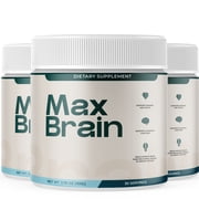 Max Brain Advanced Formula Powder Supporting Energy and Healthy Lifestyle MaxBrain 90 Servings