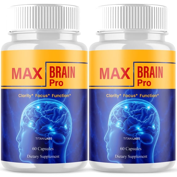 Max Brain Pro Advanced Brain Support Formula Supplement MaxBrain Pro 120 Capsules